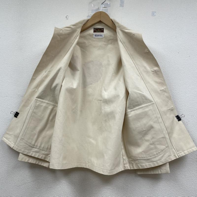 バズリクソンズ Buzz Rickson s ジャケット、上着 ジャンパー、ブルゾン BEAMSBOY別注 ペインター カバーオール ロゴ プリント 13-18-0506-086 ロゴ、文字 X  X プリント オフホワイト / オフホワイト / レディース USED 古着 中古 50147910