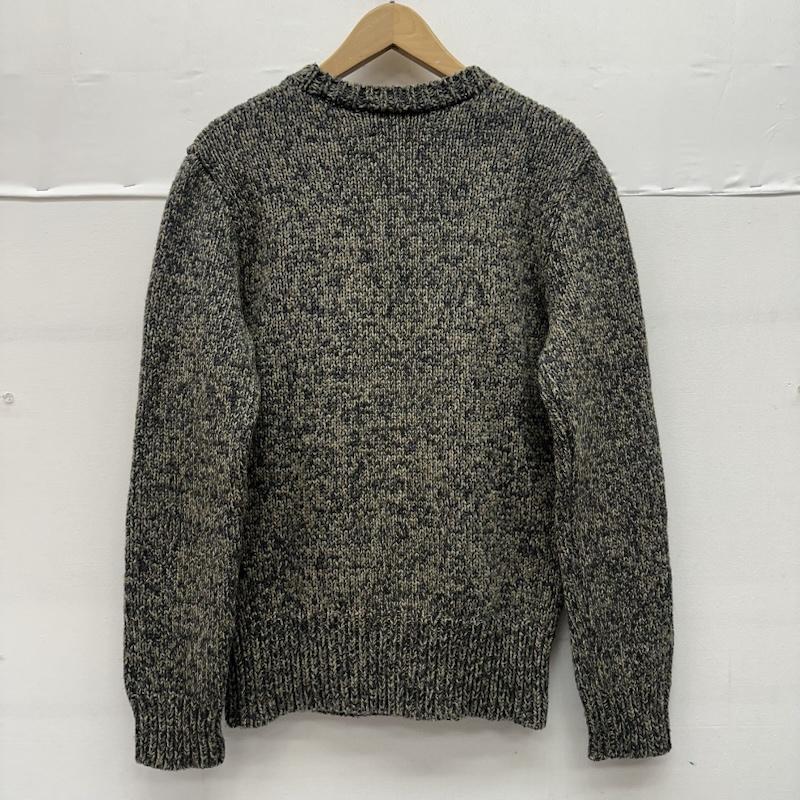 ダブルアールエル RRL ニット、セーター 長袖 USA製 ウール 混 クルーネック ニット S 茶 / ブラウン / brown メンズ USED 古着 中古 50147927