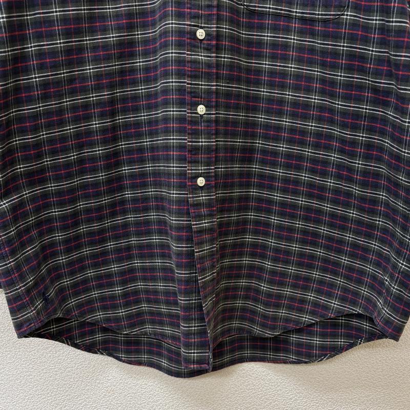 ラルフローレン RALPHLAUREN シャツ、ブラウス 長袖 The Big Oxford 90s ビッグ オックスフォード ボタンダウン チェック シャツ 裾ポニー 刺繍 ロゴ S チェック X ロゴ、文字 X 刺繍 マルチカラー / マルチカラー / multicolor メンズ USED 古着 中古 50147938