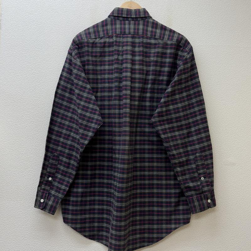 ラルフローレン RALPHLAUREN シャツ、ブラウス 長袖 The Big Oxford 90s ビッグ オックスフォード ボタンダウン チェック シャツ 裾ポニー 刺繍 ロゴ S チェック X ロゴ、文字 X 刺繍 マルチカラー / マルチカラー / multicolor メンズ USED 古着 中古 50147938