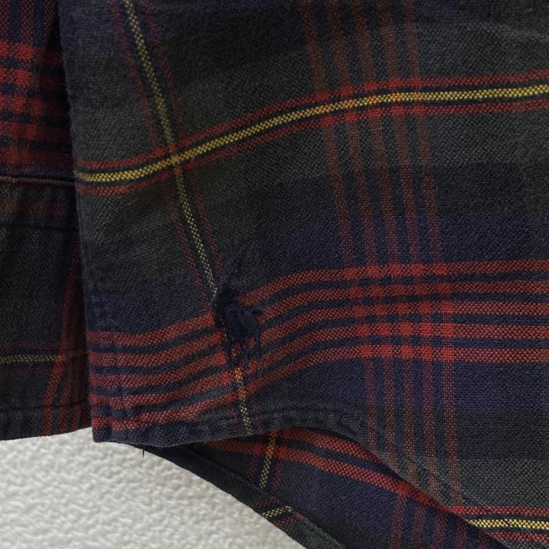 ラルフローレン RALPHLAUREN シャツ、ブラウス 長袖 The Big Oxford 90s ビッグ オックスフォード ボタンダウン チェック シャツ 裾ポニー 刺繍 ロゴ XL チェック X ロゴ、文字 X 刺繍 マルチカラー / マルチカラー / multicolor メンズ USED 古着 中古 50147939