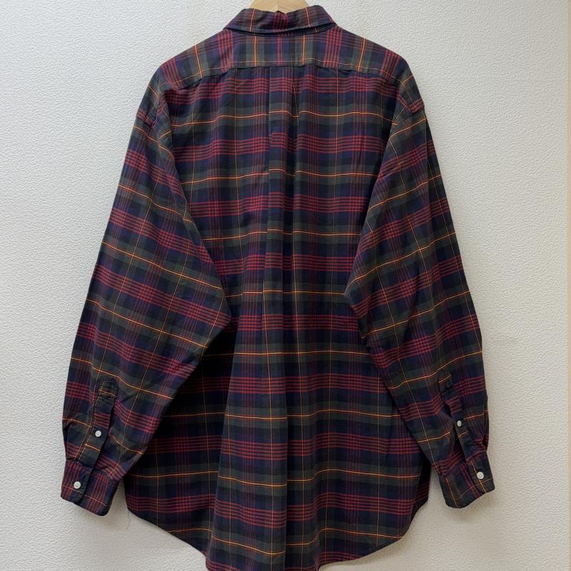ラルフローレン RALPHLAUREN シャツ、ブラウス 長袖 The Big Oxford 90s ビッグ オックスフォード ボタンダウン チェック シャツ 裾ポニー 刺繍 ロゴ XL チェック X ロゴ、文字 X 刺繍 マルチカラー / マルチカラー / multicolor メンズ USED 古着 中古 50147939