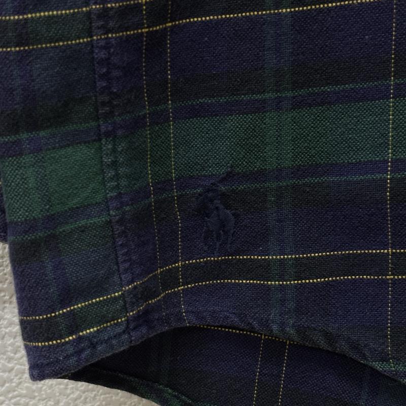 ラルフローレン RALPHLAUREN シャツ、ブラウス 長袖 The Big Oxford 90s ビッグ オックスフォード ボタンダウン チェック シャツ 裾ポニー 刺繍 ロゴ M チェック X ロゴ、文字 X 刺繍 マルチカラー / マルチカラー / multicolor メンズ USED 古着 中古 50147940