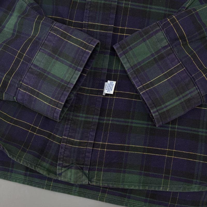ラルフローレン RALPHLAUREN シャツ、ブラウス 長袖 The Big Oxford 90s ビッグ オックスフォード ボタンダウン チェック シャツ 裾ポニー 刺繍 ロゴ M チェック X ロゴ、文字 X 刺繍 マルチカラー / マルチカラー / multicolor メンズ USED 古着 中古 50147940