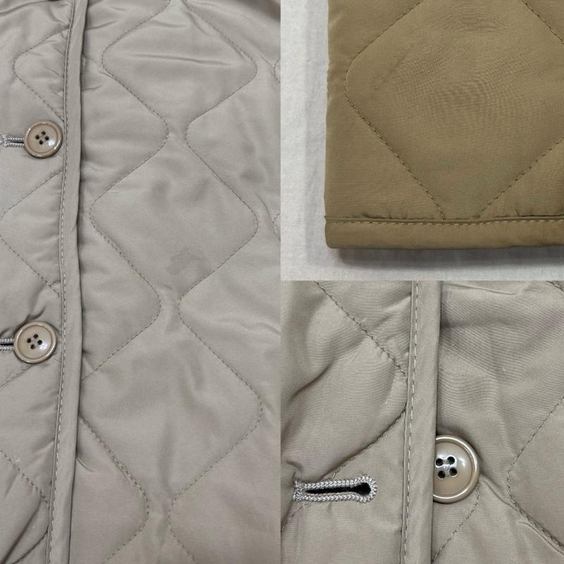 ミディウミ MidiUmi ジャケット、上着 ジャンパー、ブルゾン キルティングジャンバー キルティングジャケット 内側ボア フード付 リバーシブル - 無地 ベージュ / ベージュ / beige レディース USED 古着 中古 50147960