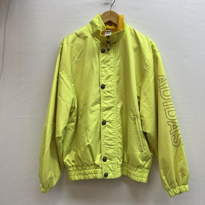 アディダス adidas ジャケット、上着 ジャンパー、ブルゾン 80s 90s 銀タグ デサント ヴィンテージ ブルゾン ロゴ L 黄 / イエロー / yellow メンズ USED 古着 中古 50147961