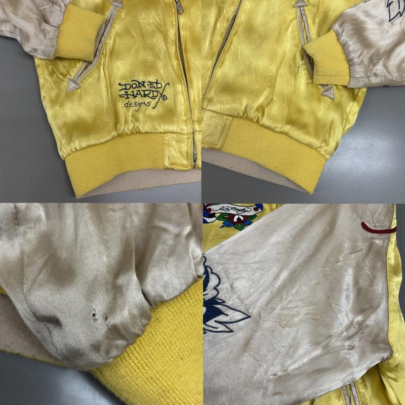 エドハーディー Ed Hardy ジャケット、上着 ジャンパー、ブルゾン リバーシブル レーヨン スカジャン Y2K アーカイブ - レディース USED 古着 中古 50147970