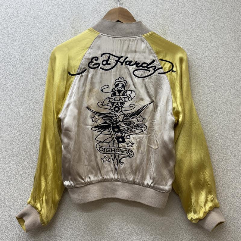 エドハーディー Ed Hardy ジャケット、上着 ジャンパー、ブルゾン リバーシブル レーヨン スカジャン Y2K アーカイブ - レディース USED 古着 中古 50147970