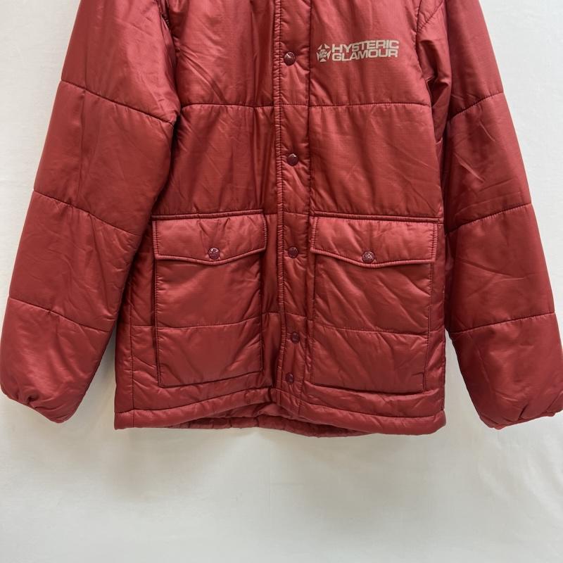 ヒステリックグラマー HYSTERIC GLAMOUR ジャケット、上着 ジャンパー、ブルゾン 00s プリマロフトジャケット レーシングジャケット y2k FREE 赤 / レッド / red メンズ USED 古着 中古 50147978