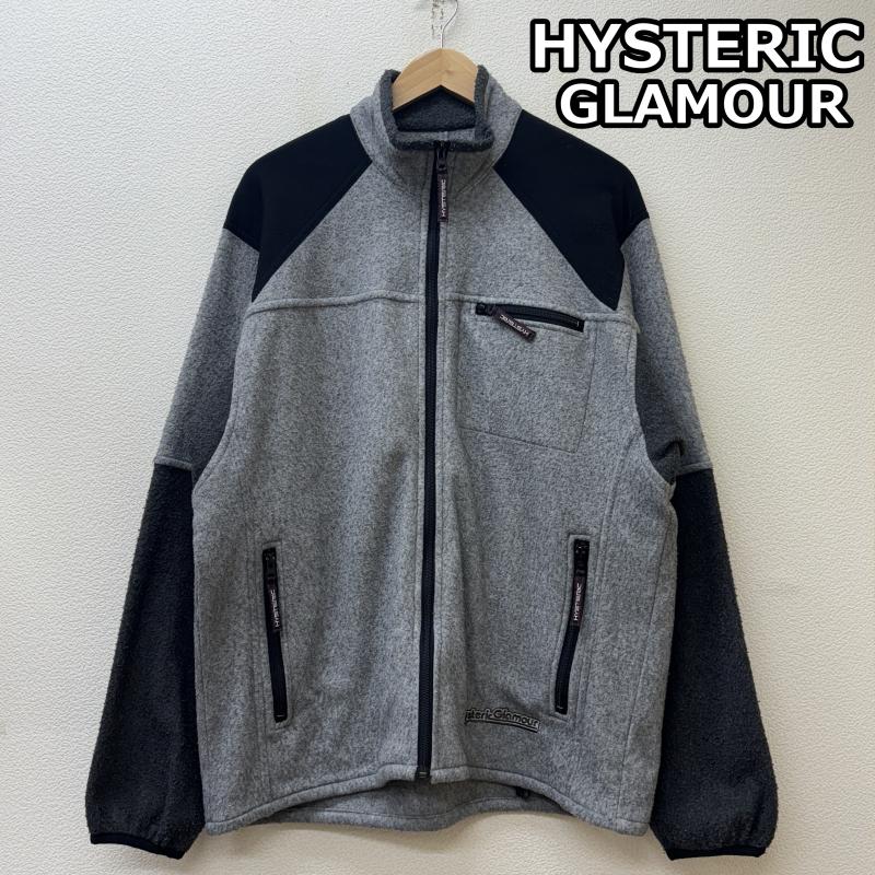ヒステリックグラマー HYSTERIC GLAMOUR ジャケット、上着 ジャンパー、ブルゾン 90s 裾ロゴ ドローストリング 切替 フリースジャケット アーカイブ 2AB-3485 FREE メンズ USED 古着 中古 50147979