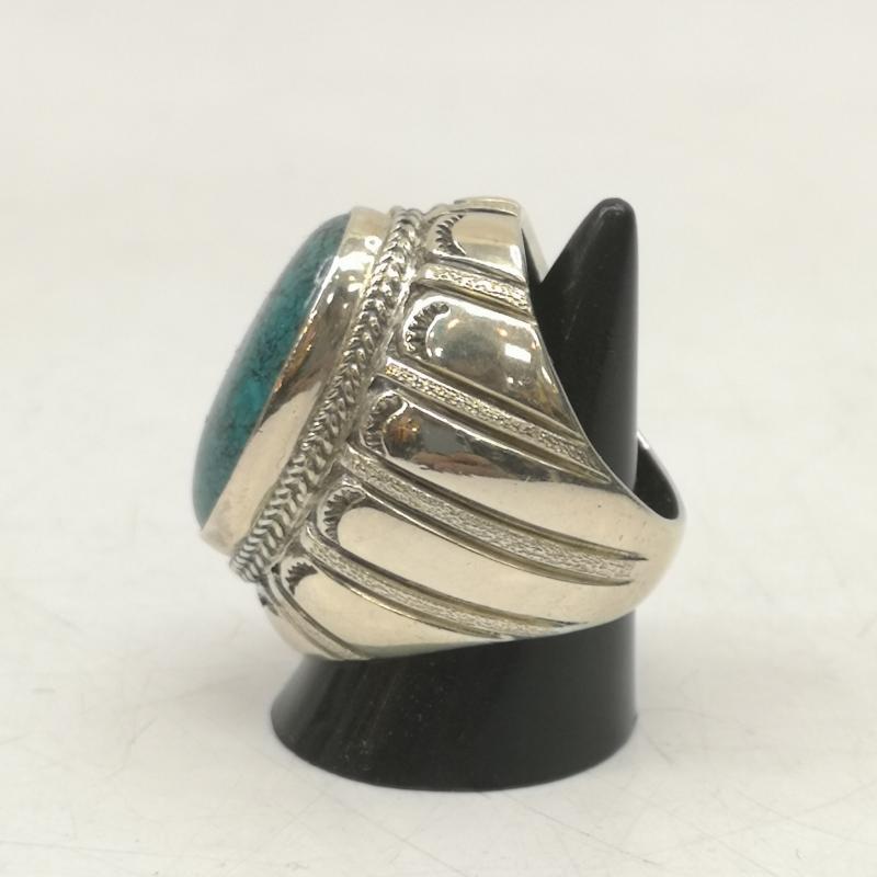 インディアンジュエリー Indian Jewelry アクセサリー 指輪 ターコイズ シルバー リング 指輪 17号 SV925 - 銀 / シルバー / silver color メンズ USED 古着 中古 50147999