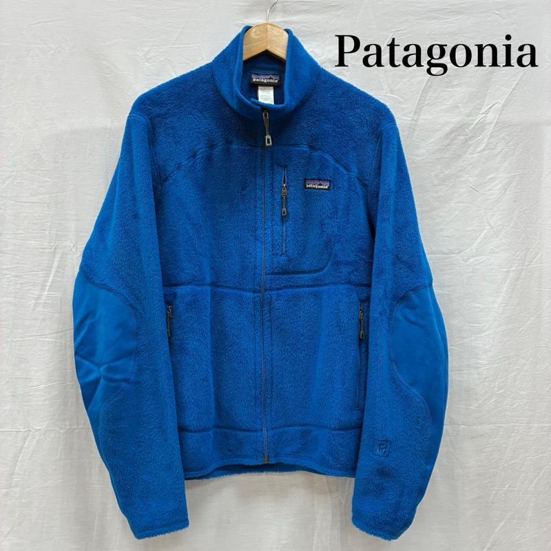 パタゴニア patagonia ジャケット、上着 ジャンパー、ブルゾン R2 FLEECE JACKET フリース ジャケット 12FW 25136 S ロゴ、文字 青 / ブルー / blue メンズ USED 古着 中古 50148020