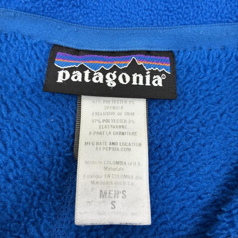 パタゴニア patagonia ジャケット、上着 ジャンパー、ブルゾン R2 FLEECE JACKET フリース ジャケット 12FW 25136 S ロゴ、文字 青 / ブルー / blue メンズ USED 古着 中古 50148020