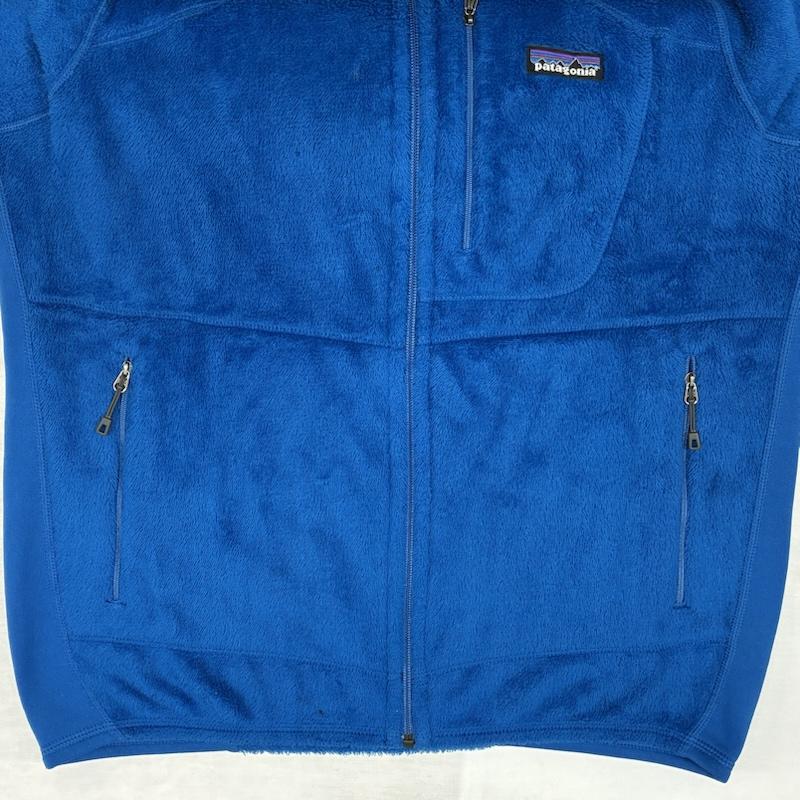 パタゴニア patagonia ジャケット、上着 ジャンパー、ブルゾン R2 FLEECE JACKET フリース ジャケット 12FW 25136 S ロゴ、文字 青 / ブルー / blue メンズ USED 古着 中古 50148020