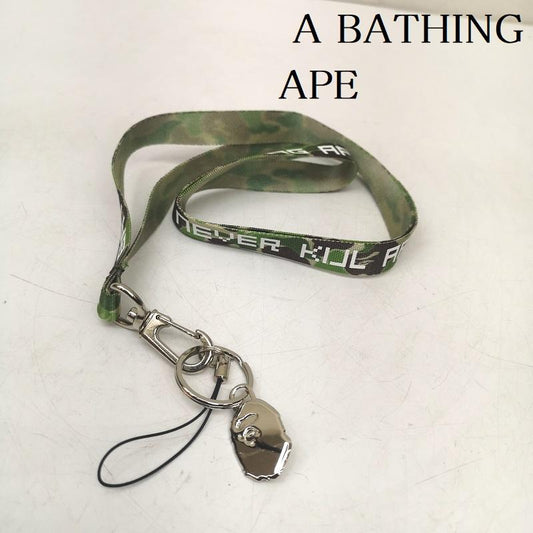 アベイシングエイプ A BATHING APE ファッション小物 ファッション小物 ネックストラップ ロゴ 迷彩 - メンズ USED 古着 中古 50148024