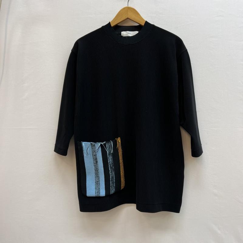 トーガ プルラ TOGA PULLA カットソー 長袖 ピケジャージープルオーバー P21-JK23 36 黒 / ブラック / black レディース USED 古着 中古 50148037