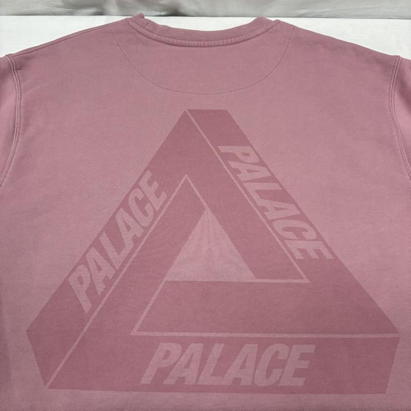 パレス PALACE トレーナー 長袖 24ss Spray Tri-Ferg Crew プルオーバー クルーネック スウェット トレーナー XL ロゴ、文字 X プリント 桃 / ピンク / pink メンズ USED 古着 中古 50148038