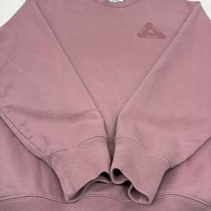 パレス PALACE トレーナー 長袖 24ss Spray Tri-Ferg Crew プルオーバー クルーネック スウェット トレーナー XL ロゴ、文字 X プリント 桃 / ピンク / pink メンズ USED 古着 中古 50148038