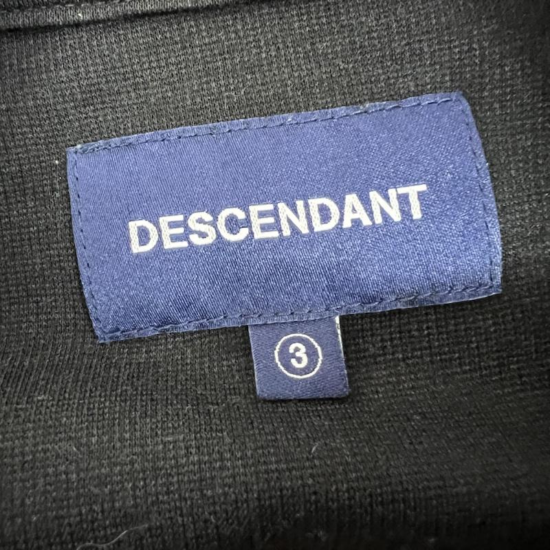 ディセンダント DESCENDANT ジャケット、上着 ジャンパー、ブルゾン TERRACE JERSEYジャージ トラックジャケット 3 黒 / ブラック / black メンズ USED 古着 中古 50148039