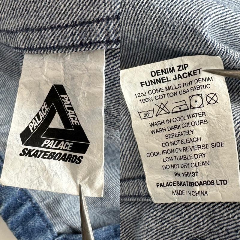 パレス PALACE ジャケット、上着 ジャンパー、ブルゾン 17AW DENIM ZIP FUNNEL JACKET デニム ジップ ジャケット M インディゴ / インディゴ / Indigo メンズ USED 古着 中古 50148063