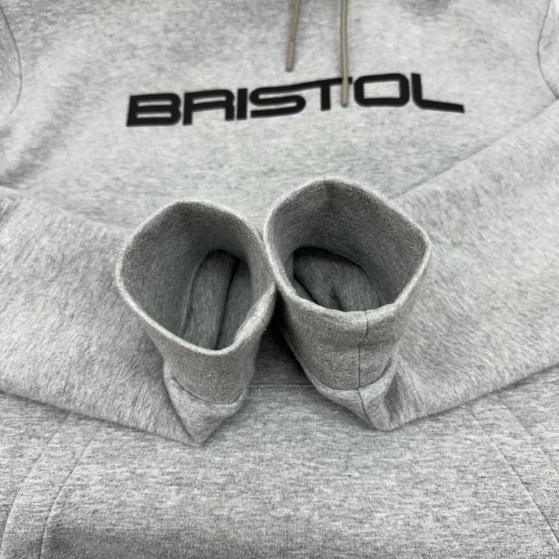 ブリストル BRISTOL パーカー 長袖 TECH SWEAT TRAINING HOODIE ロゴ パーカー FCRB-242073 XL 灰 / グレー / gray メンズ USED 古着 中古 50148066