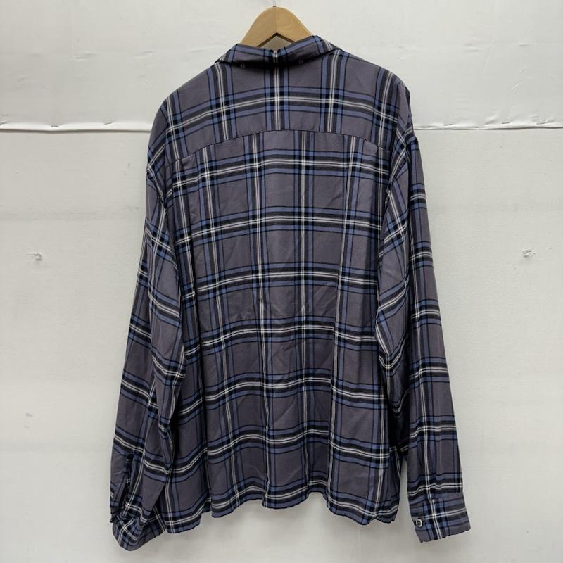 アンユーズド UNUSED シャツ、ブラウス 長袖 18AW 日本製 Rayon Check Shirt レーヨン チェック シャツ US1456 4 マルチカラー / マルチカラー / multicolor メンズ USED 古着 中古 50148088