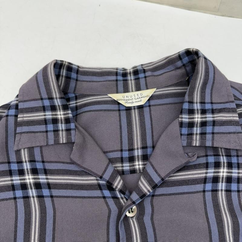 アンユーズド UNUSED シャツ、ブラウス 長袖 18AW 日本製 Rayon Check Shirt レーヨン チェック シャツ US1456 4 マルチカラー / マルチカラー / multicolor メンズ USED 古着 中古 50148088