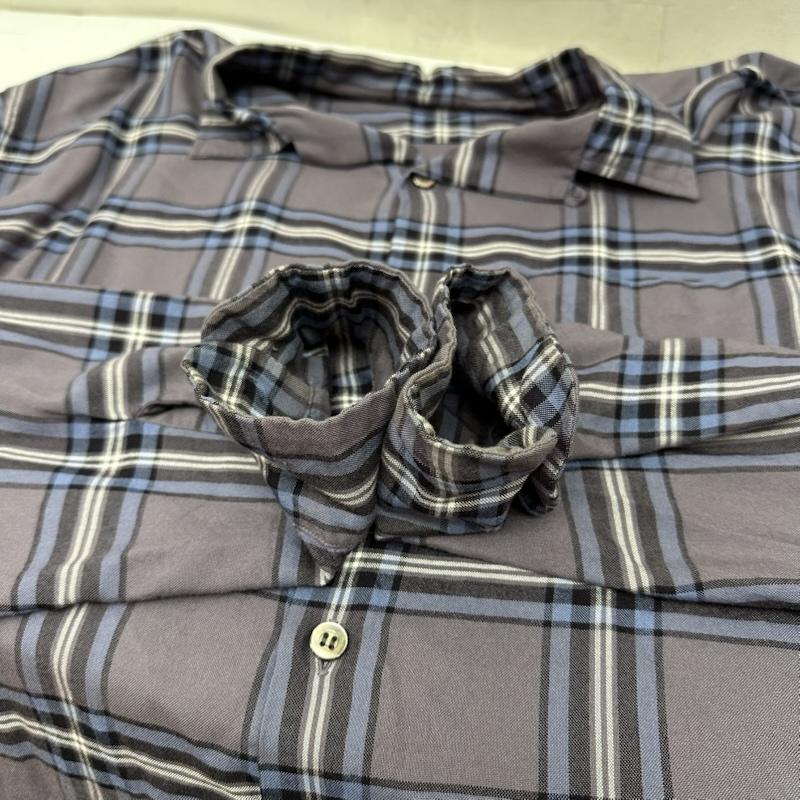 アンユーズド UNUSED シャツ、ブラウス 長袖 18AW 日本製 Rayon Check Shirt レーヨン チェック シャツ US1456 4 マルチカラー / マルチカラー / multicolor メンズ USED 古着 中古 50148088