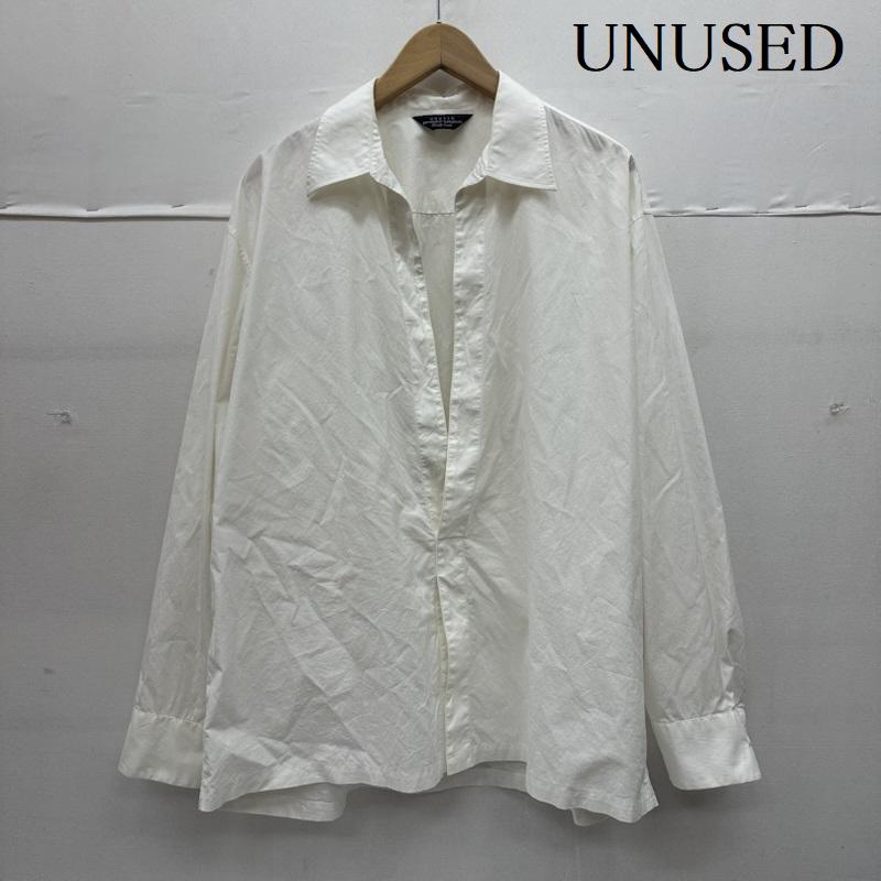アンユーズド UNUSED シャツ、ブラウス 長袖 19SS PULLOVER SHIRT プルオーバー シャツ US1534 2 白 / ホワイト / white メンズ USED 古着 中古 50148091