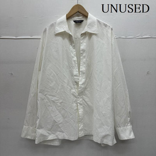アンユーズド UNUSED シャツ、ブラウス 長袖 19SS PULLOVER SHIRT プルオーバー シャツ US1534 2 白 / ホワイト / white メンズ USED 古着 中古 50148091