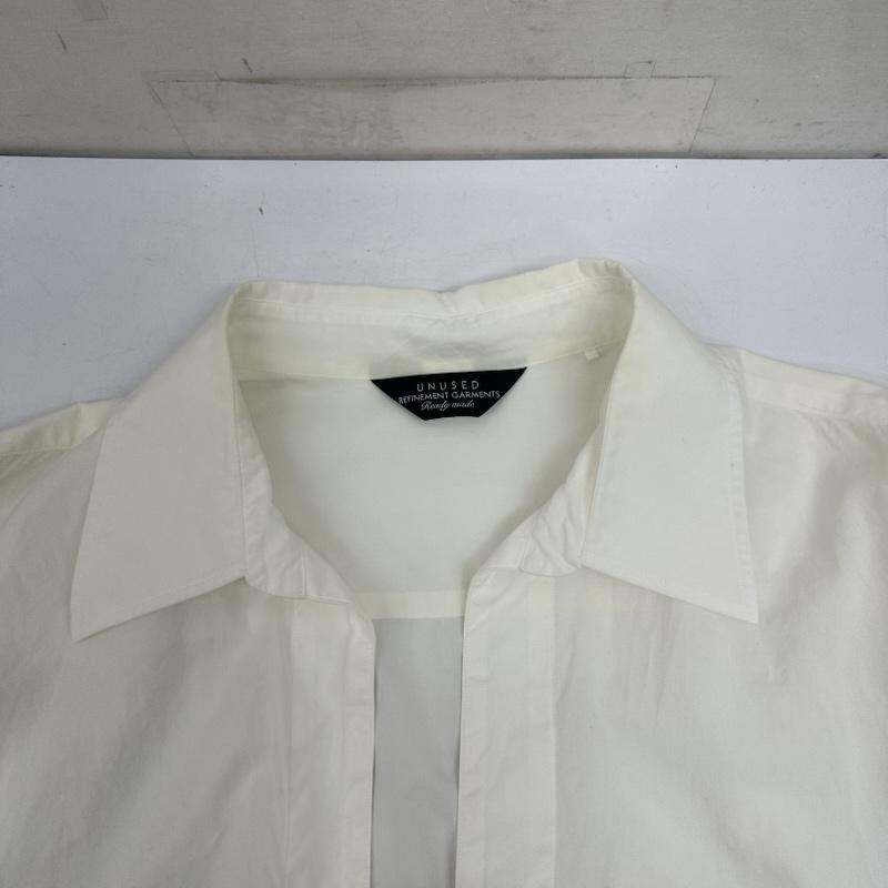 アンユーズド UNUSED シャツ、ブラウス 長袖 19SS PULLOVER SHIRT プルオーバー シャツ US1534 2 白 / ホワイト / white メンズ USED 古着 中古 50148091