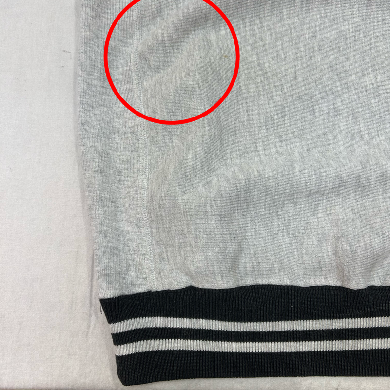 チャンピオン Champion トレーナー 長袖 リバースウィーブ 90s ロゴ刺繍 LARGE Lサイズ グレー L ロゴ、文字 灰 / グレー / gray メンズ USED 古着 中古 50148097