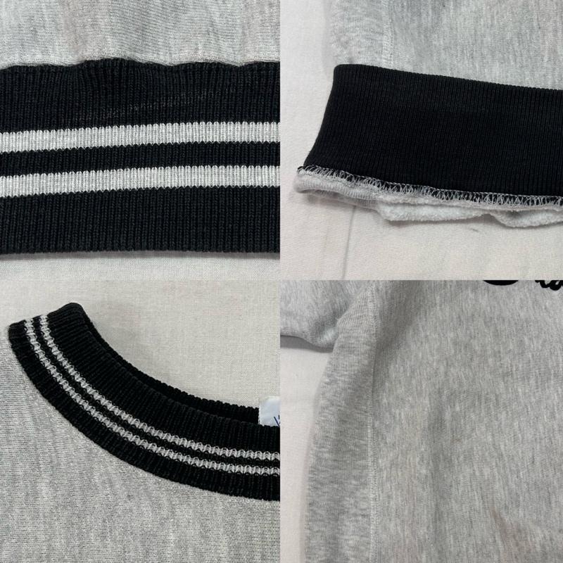 チャンピオン Champion トレーナー 長袖 リバースウィーブ 90s ロゴ刺繍 LARGE Lサイズ グレー L ロゴ、文字 灰 / グレー / gray メンズ USED 古着 中古 50148097