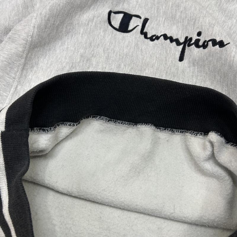 チャンピオン Champion トレーナー 長袖 リバースウィーブ 90s ロゴ刺繍 LARGE Lサイズ グレー L ロゴ、文字 灰 / グレー / gray メンズ USED 古着 中古 50148097
