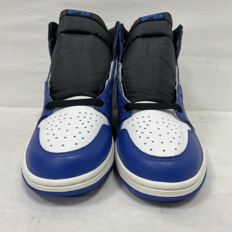 ナイキ NIKE スニーカー スニーカー AIR JORDAN 1 RETRO HIGH Game Royal エアジョーダン ゲーム ロイヤル 555088-403 28.0cm ロゴ、文字 青 / ブルー / blue X 黒 / ブラック / black X 白 / ホワイト / white メンズ USED 古着 中古 50148124