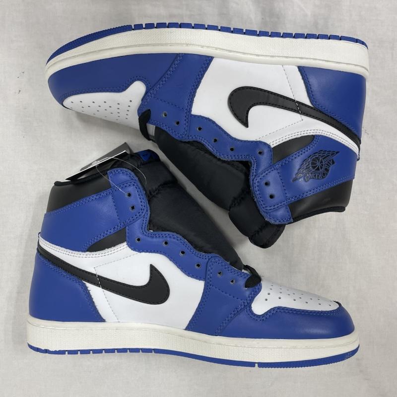 ナイキ NIKE スニーカー スニーカー AIR JORDAN 1 RETRO HIGH Game Royal エアジョーダン ゲーム ロイヤル 555088-403 28.0cm ロゴ、文字 青 / ブルー / blue X 黒 / ブラック / black X 白 / ホワイト / white メンズ USED 古着 中古 50148124