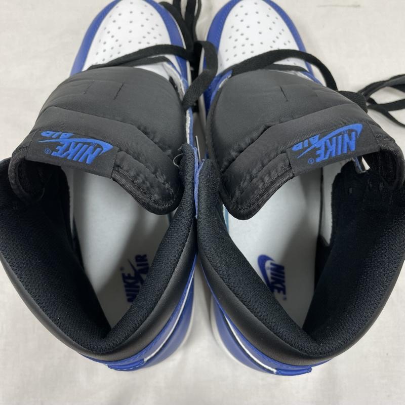 ナイキ NIKE スニーカー スニーカー AIR JORDAN 1 RETRO HIGH Game Royal エアジョーダン ゲーム ロイヤル 555088-403 28.0cm ロゴ、文字 青 / ブルー / blue X 黒 / ブラック / black X 白 / ホワイト / white メンズ USED 古着 中古 50148124