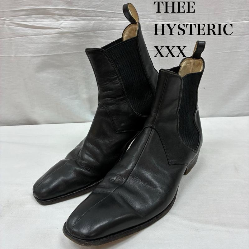ヒステリックグラマー トリプルエックス THEE HYSTERIC XXX ブーツ ショートブーツ サイドゴア チェルシー ブーツ 25.5cm メンズ USED 古着 中古 50148126