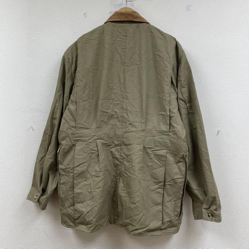 古着 USED ジャケット、上着 ジャンパー、ブルゾン 70s ヴィンテージ Game Winner ハンティング ジャケット ボタン リアルレザー 裏地チェック柄 M 無地 ベージュ / ベージュ / beige メンズ USED 古着 中古 50148131