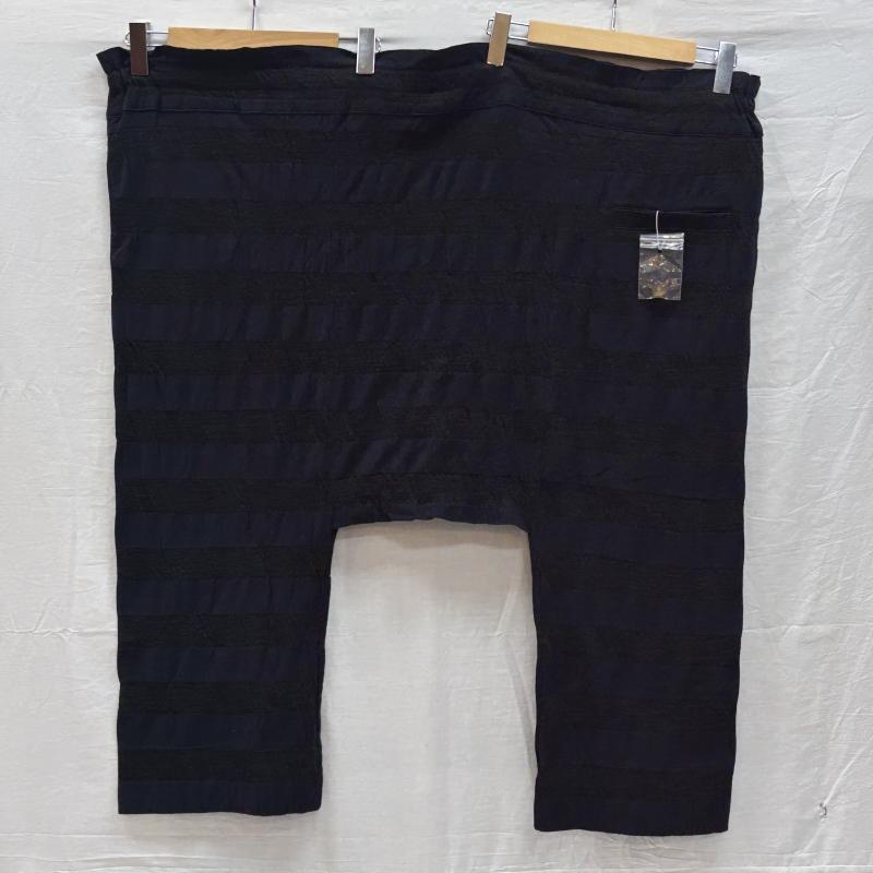 ヴィヴィアンウエストウッドマン Vivienne Westwood MAN パンツ サルエルパンツ ウール ボーダー サルエル パンツ VW-J2-87830 FREE 紺 / ネイビー / navy X 黒 / ブラック / black メンズ USED 古着 中古 50148139
