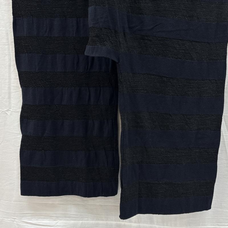 ヴィヴィアンウエストウッドマン Vivienne Westwood MAN パンツ サルエルパンツ ウール ボーダー サルエル パンツ VW-J2-87830 FREE 紺 / ネイビー / navy X 黒 / ブラック / black メンズ USED 古着 中古 50148139