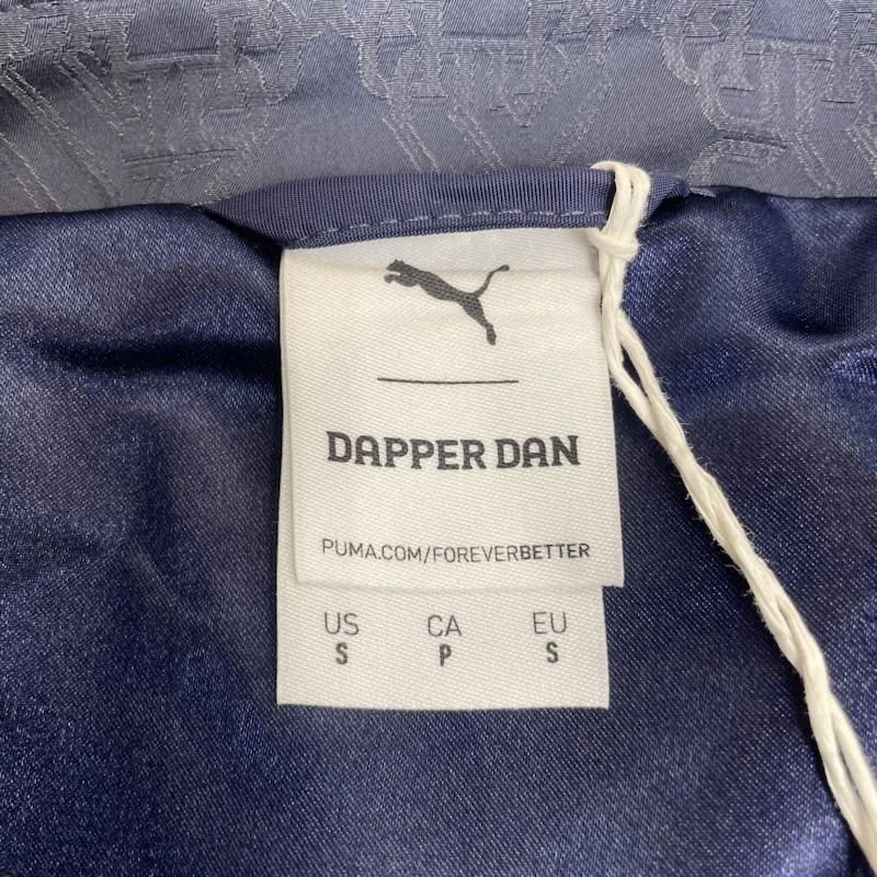 プーマ PUMA ジャケット、上着 ジャンパー、ブルゾン DAPPER DAN JACKET フルジップアップ ロゴ 刺繍 総柄 ジャケット 539802-06 S ロゴ、文字 X 刺繍 X 総柄 紺 / ネイビー / navy メンズ USED 古着 中古 50148147