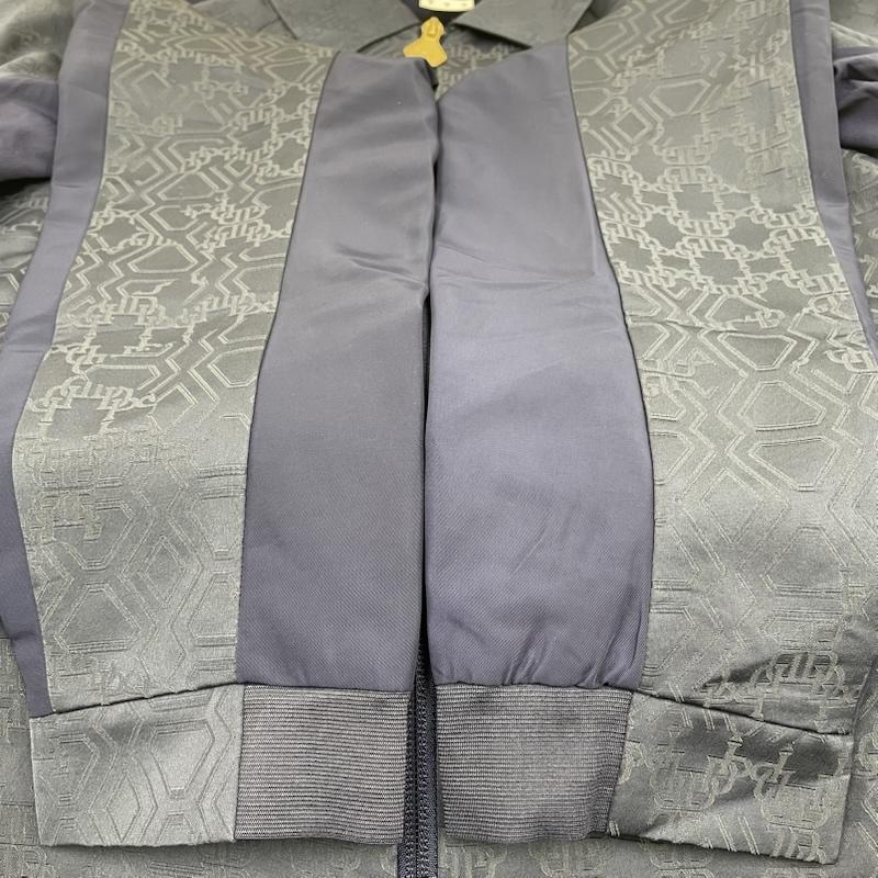 プーマ PUMA ジャケット、上着 ジャンパー、ブルゾン DAPPER DAN JACKET フルジップアップ ロゴ 刺繍 総柄 ジャケット 539802-06 S ロゴ、文字 X 刺繍 X 総柄 紺 / ネイビー / navy メンズ USED 古着 中古 50148147