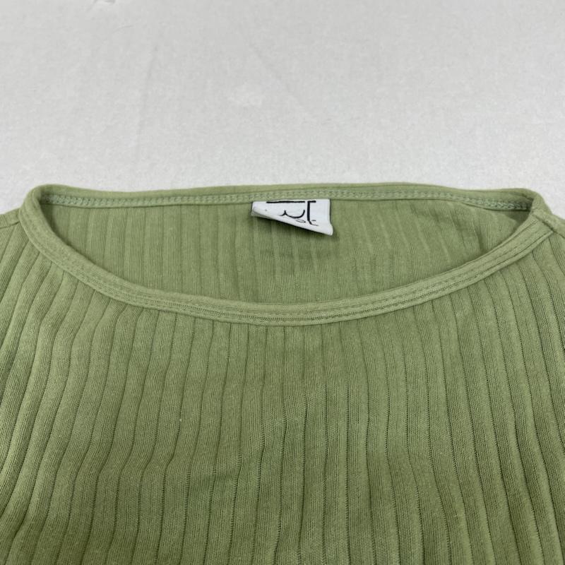 ベースラウンジ BASErange ワンピース ロングスカート ワンピース ロング丈 5分袖 リブ コットン 21AW CLAIR DRESS マキシ 大きめ XS 無地 水色 / ライトブルー / X 薄緑 / ライトグリーン / レディース USED 古着 中古 50148182