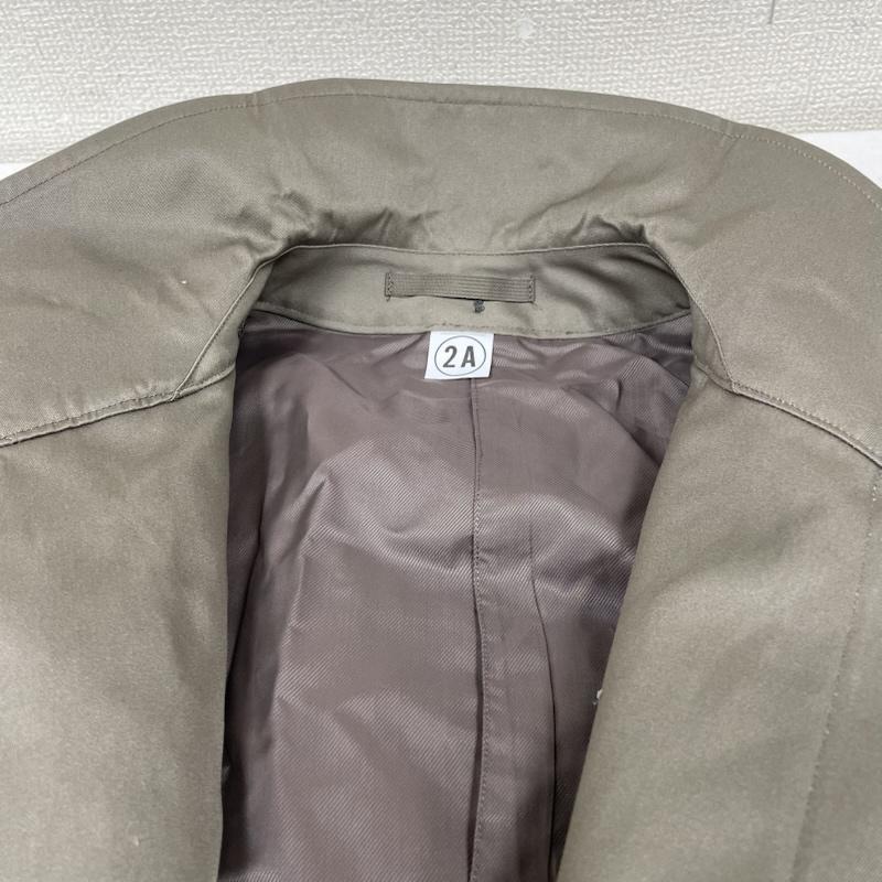 古着 USED コート コート一般 ミリタリー オフィサー コート 陸上自衛隊 防衛省 事務服 サイズ2A ステンカラーコート 1985年 - 無地 グレージュ / グレージュ / メンズ USED 古着 中古 50148207