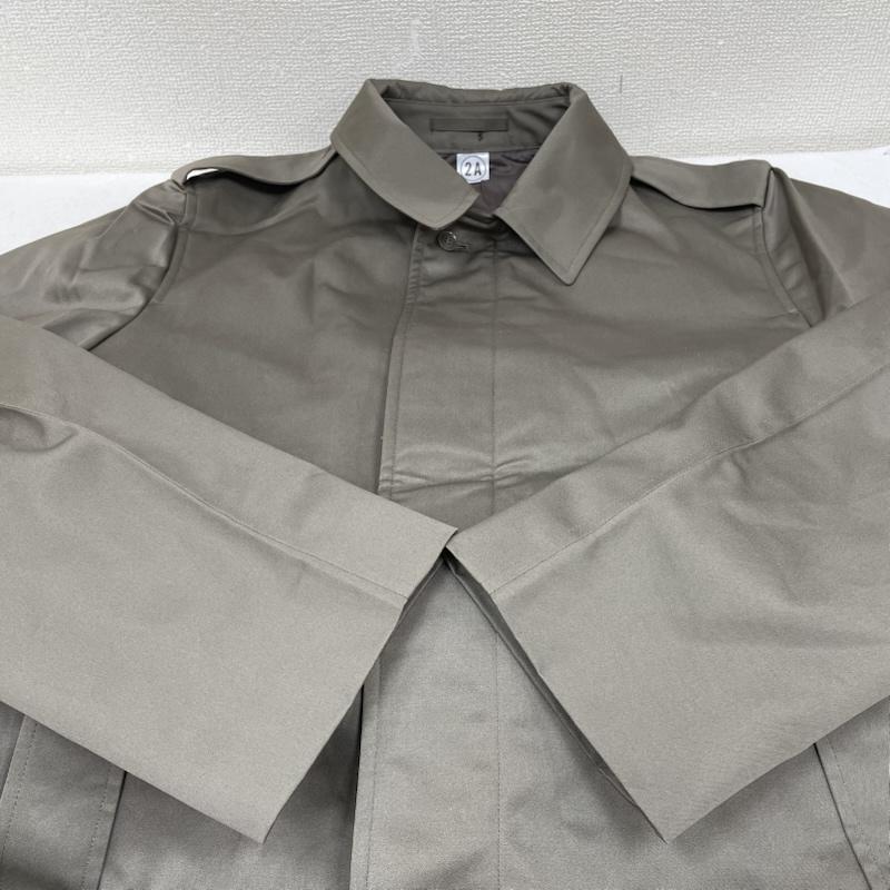 古着 USED コート コート一般 ミリタリー オフィサー コート 陸上自衛隊 防衛省 事務服 サイズ2A ステンカラーコート 1985年 - 無地 グレージュ / グレージュ / メンズ USED 古着 中古 50148207