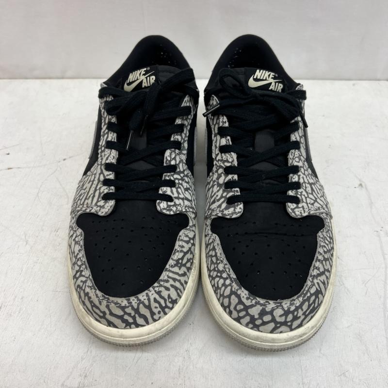ナイキ NIKE スニーカー スニーカー CZ0790-001 Air Jordan 1 Retro Low エアジョーダンワン ブラックセメント 27.5cm メンズ USED 古着 中古 50148238