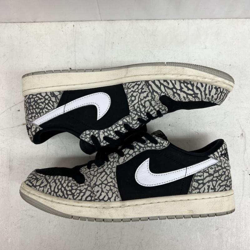 ナイキ NIKE スニーカー スニーカー CZ0790-001 Air Jordan 1 Retro Low エアジョーダンワン ブラックセメント 27.5cm メンズ USED 古着 中古 50148238