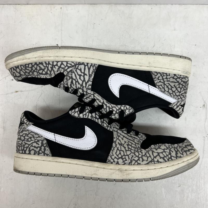 ナイキ NIKE スニーカー スニーカー CZ0790-001 Air Jordan 1 Retro Low エアジョーダンワン ブラックセメント 27.5cm メンズ USED 古着 中古 50148238