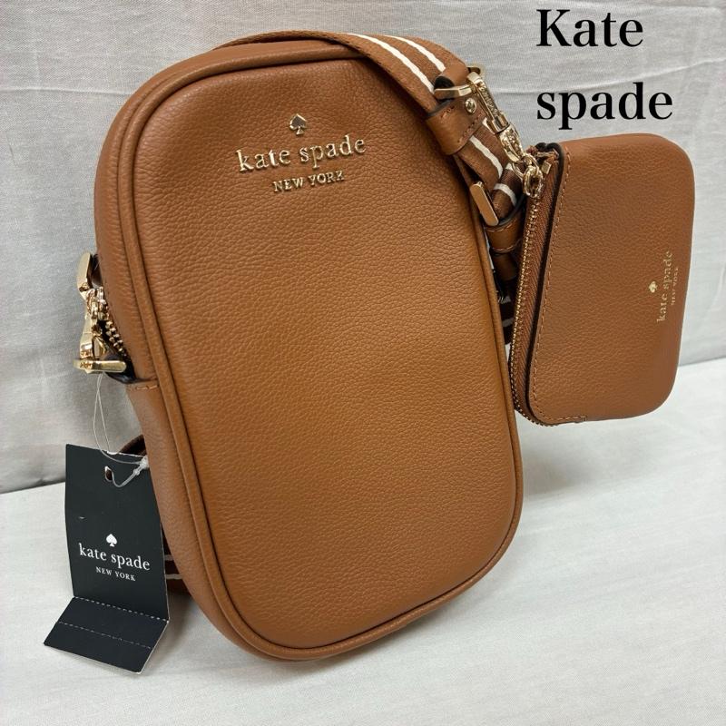 ケイトスペード Kate Spade ショルダーバッグ ショルダーバッグ ロージー ノース サウス ジップ フォン クロスボディ ショルダー バッグ レザー ポーチ 斜め掛け - ロゴ、文字 レディース USED 古着 中古 50148243
